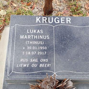 KRUGER Lukas Marthinus 1950-2017