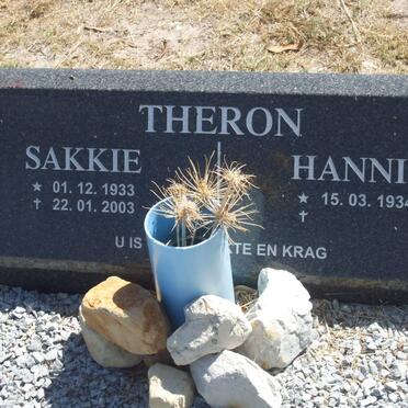 THERON Sakkie 1933-2003 &amp; Hannie 1934-