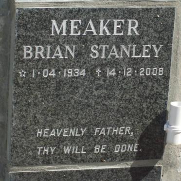 MEAKER Brian Stanley 1934-2008