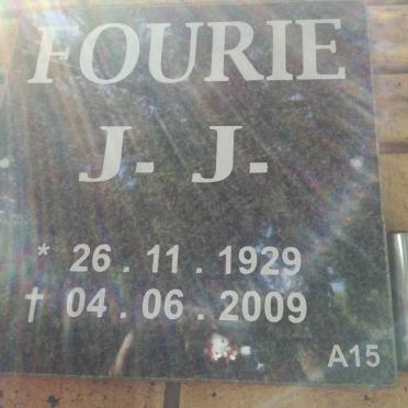 FOURIE J.J. 1929-2009