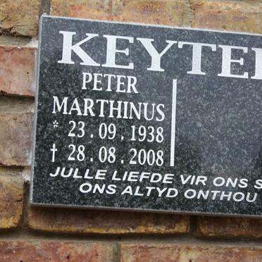KEYTER Peter Marthinus 1938-2008