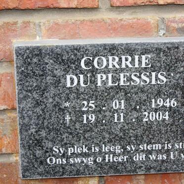 PLESSIS Corrie, du 1946-2004