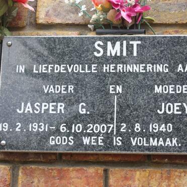 SMIT Jasper 1931-2007 &amp; Joey 1940-