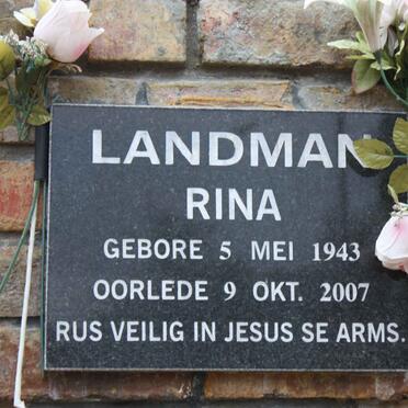 LANDMAN Rina 1943-2007