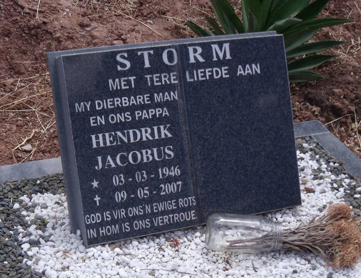 STORM Hendrik Jacobus 1946-2007