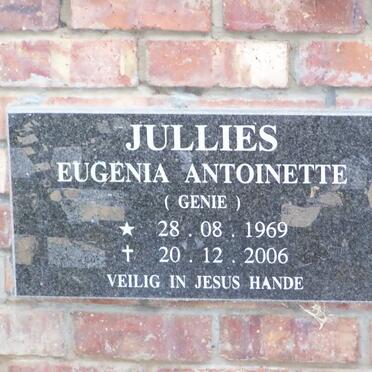 JULLIES Eugenia Antoinette 1969-2006