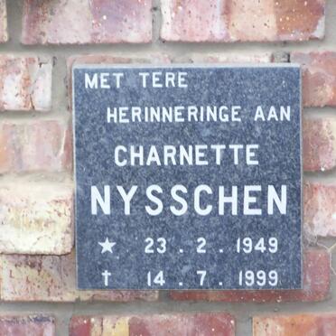 NYSSCHEN Charnette 1949-1999