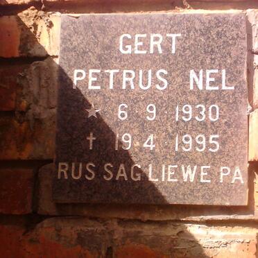 NEL Gert Petrus 1920-1995