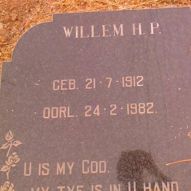 ? Willem H.P. 1912-1982