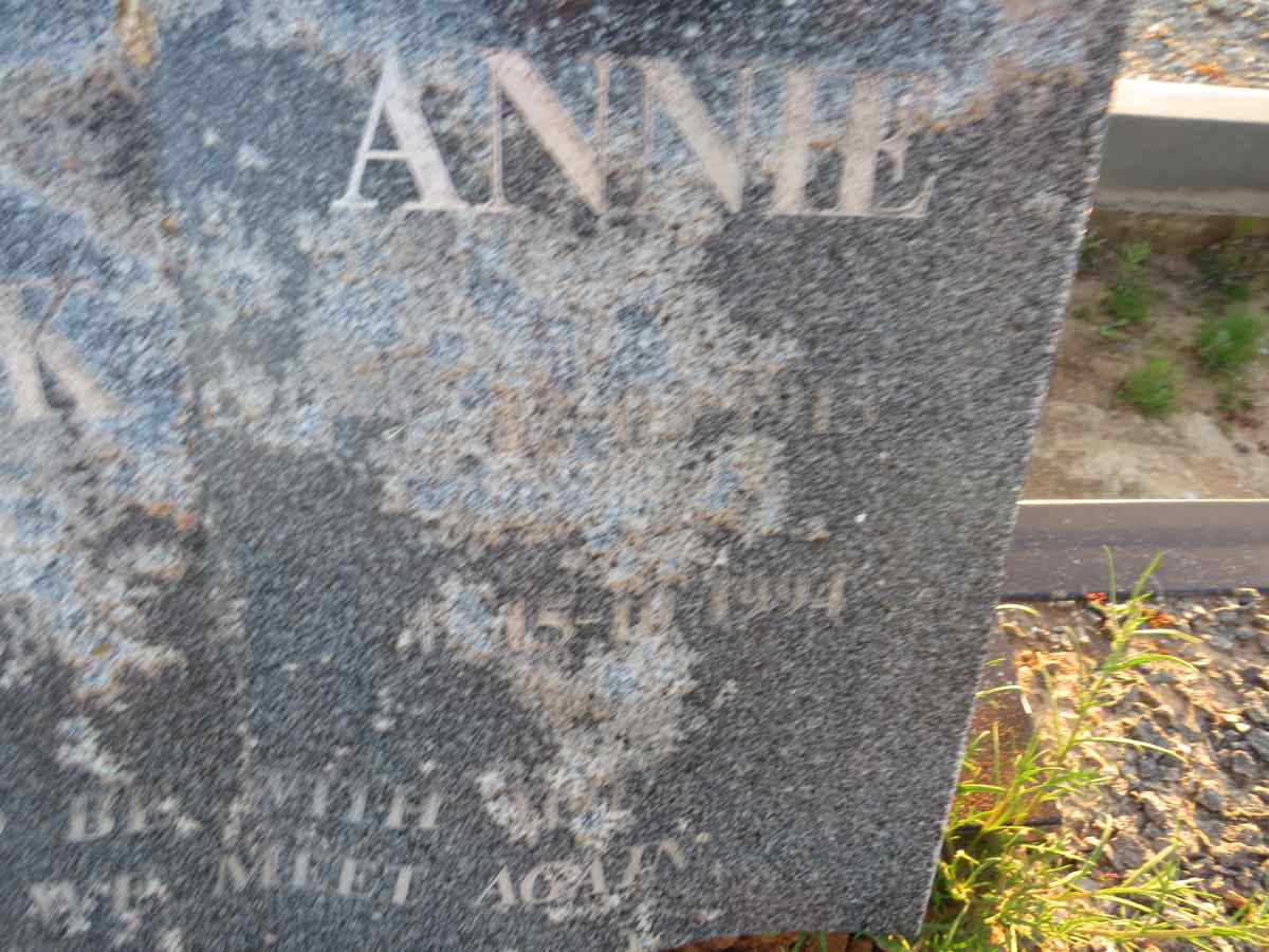 ? Annie 1913-1994