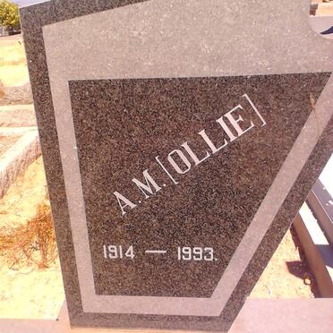 ? A.M. 1914-1993 &amp; C.A. 1910-1988