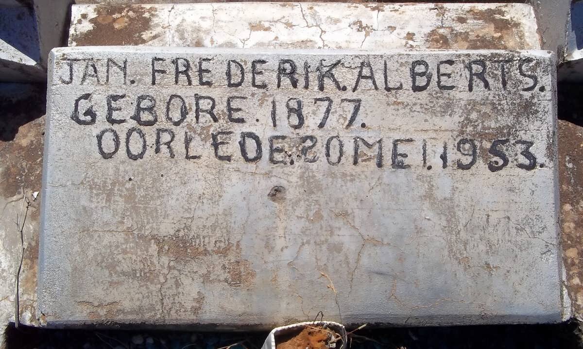 ALBERTS Jan Frederik 1877-1953