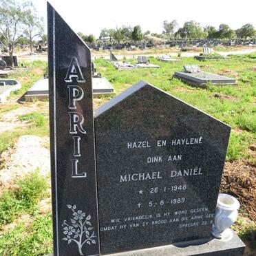 APRIL Michael Daniel 1948-1989