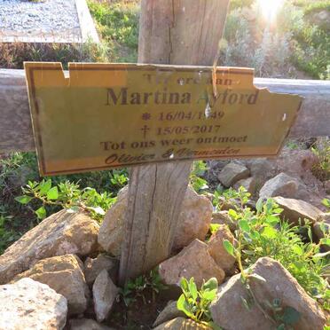 AYFORD Martina 1949-2017