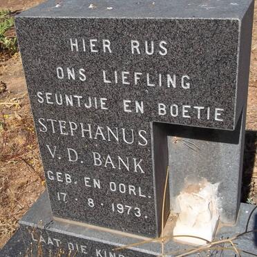 BANK Stephanus, v.d. 1973-1973