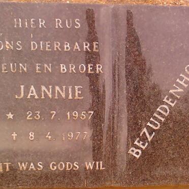 BEZUIDENHOUT Jannie 1957-1977