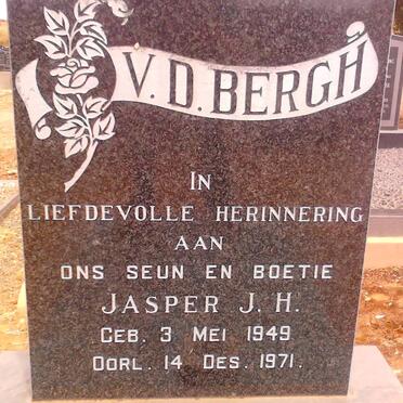 BERGH Jasper J.H., van der 1949-1971