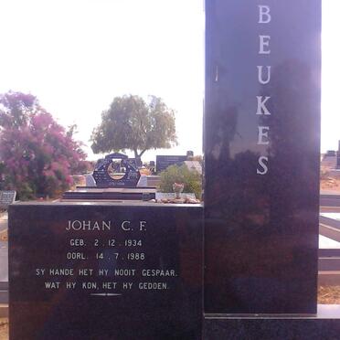 BEUKES Johan C.F. 1934-1988