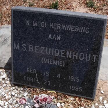 BEZUIDENHOUT M.S. 1915-1995