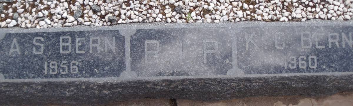 BERN A.S. - 1956 &amp; K.C. -1960