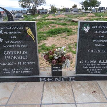 BENCE Cornelis 1937-2002 & Cathleen 1940-2012