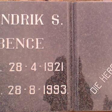 BENCE Hendrik S. 1921-1993