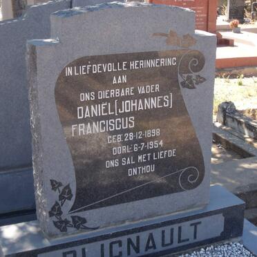 BLIGNAULT Daniël Franciscus 1898-1954