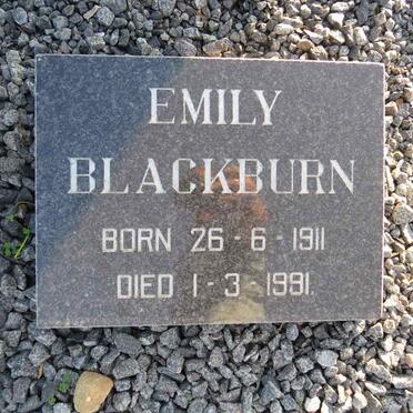 BLACKBURN Emily 1911-1991