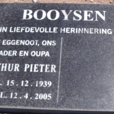 BOOYSEN Arthur Pieter 1939-2005
