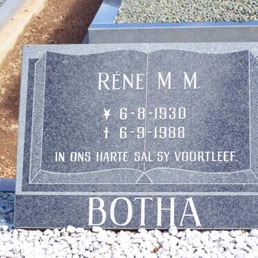 BOTHA René M.M. 1930-1988