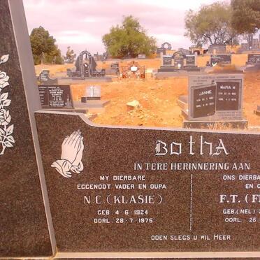 BOTHA N.C. 1924-1975 &amp; F.T. 1927-2008