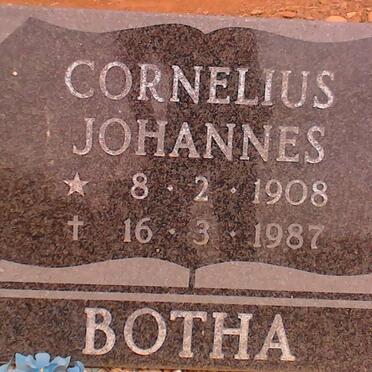 BOTHA Cornelius Johannes 1908-1987