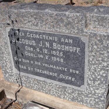 BOSHOFF Jacobus J.N. 1925-1948