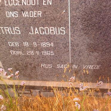 BOTHA Petrus Jacobus 1894-1965