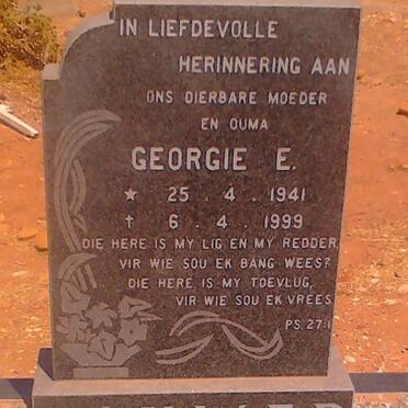 BOUWER Georgie E. 1941-1999