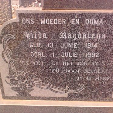 BOTES Hilda Magdalena 1914-1992