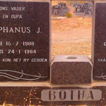 BOTHA Stephanus J. 1908-1984 &amp; Anna Maria BEHR 1900-1972