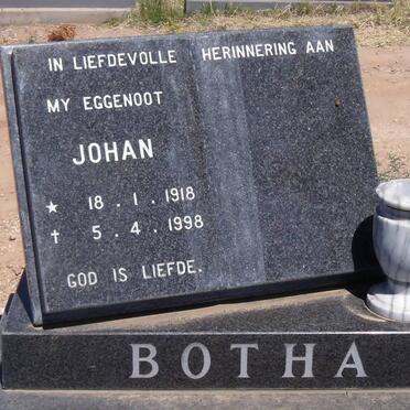BOTHA Johan 1918-1998