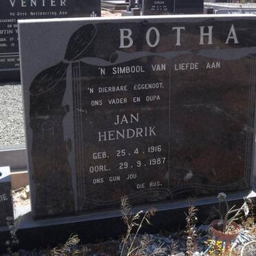 BOTHA Jan Hendrik 1916-1987