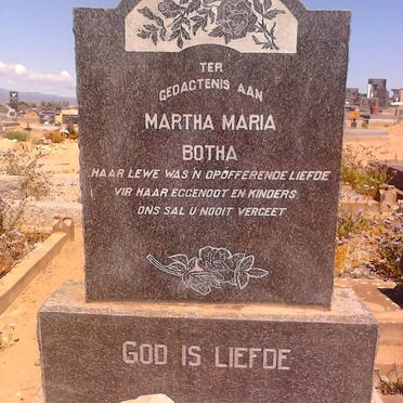 BOTHA Martha Maria
