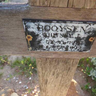 BOOYSEN Whitney L. 1987-2009