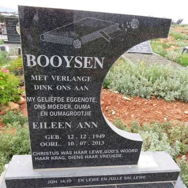 BOOYSEN Eileen Ann 1949-2013