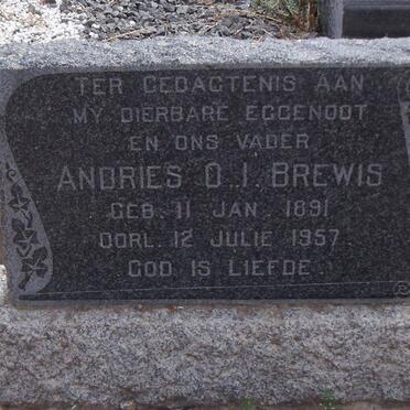 BREWIS Andries O.I. 1891-1957