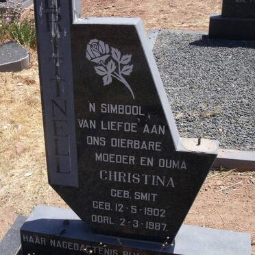 BRITTNELL Christina nee SMIT 1902-1987