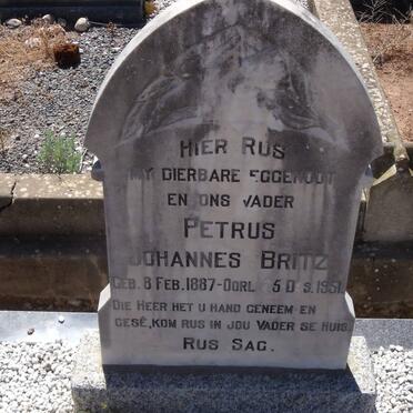 BRITZ Petrus Johannes 1887-1951