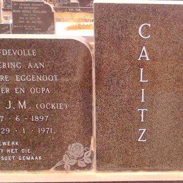 CALITZ Ockert J.M. 1897-1971 &amp; Anna S. BOTHA voorheen CALITZ 1905-1993