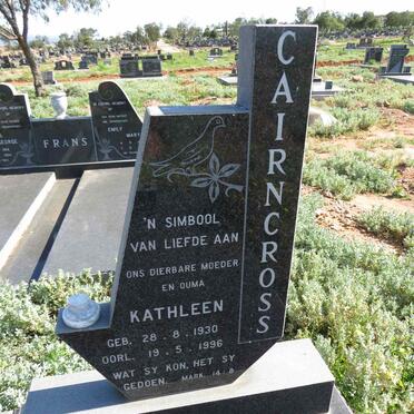 CAIRNCROSS Kathleen 1930-1996
