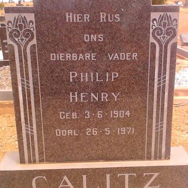 CALITZ Philip Henry 1904-1971