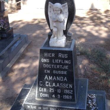 CLAASSEN Amanda C. 1962-1969