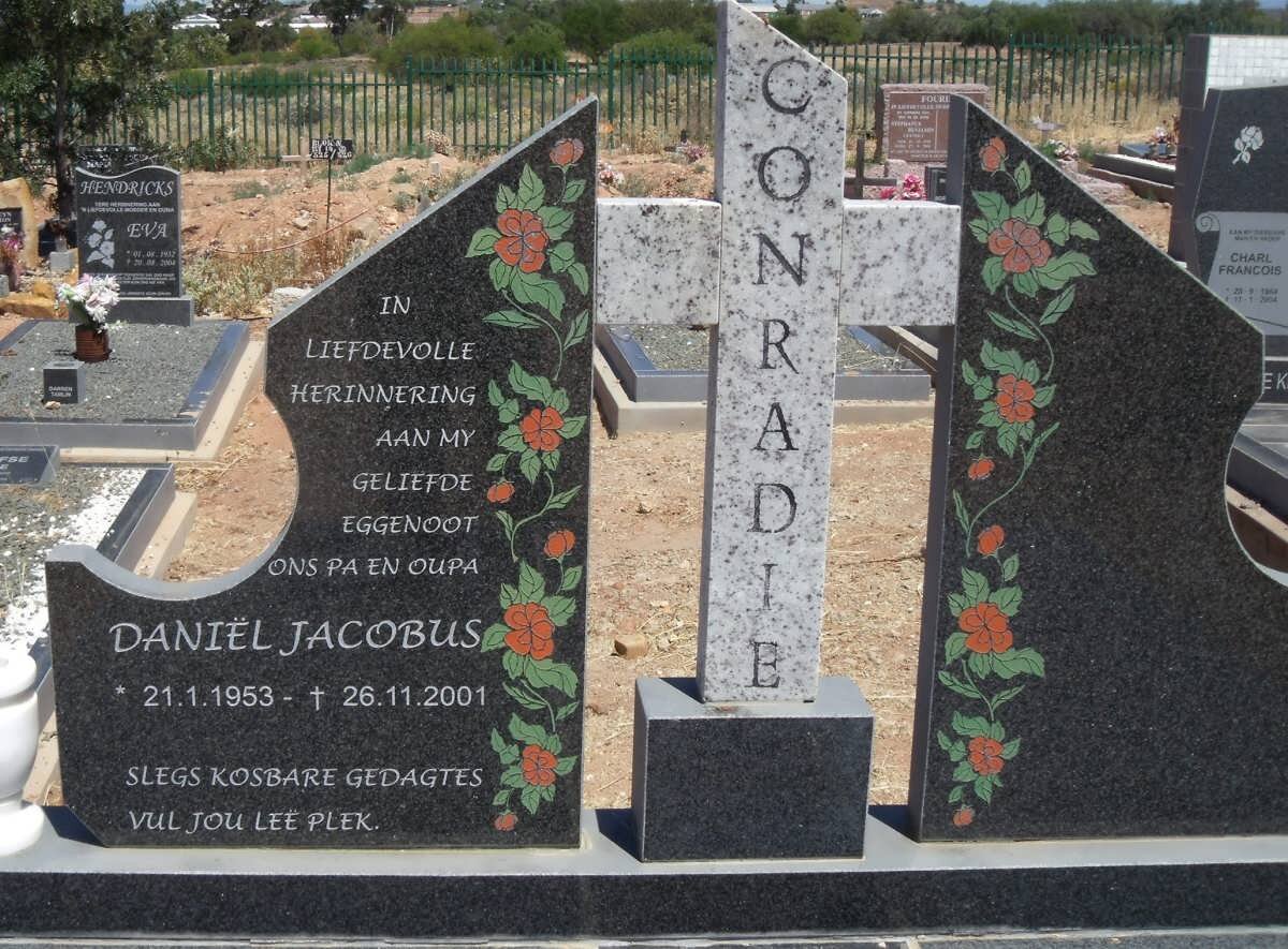 CONRADIE Daniel Jacobus 1953-2001